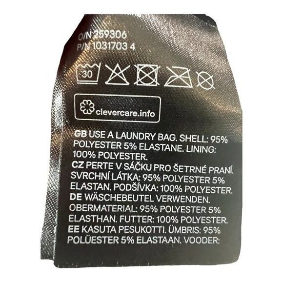 H&M‎ Black Bubble Hem Oversized Long Sleeve Crop Sequins Top NEW Size XS - Picture 11 of 15